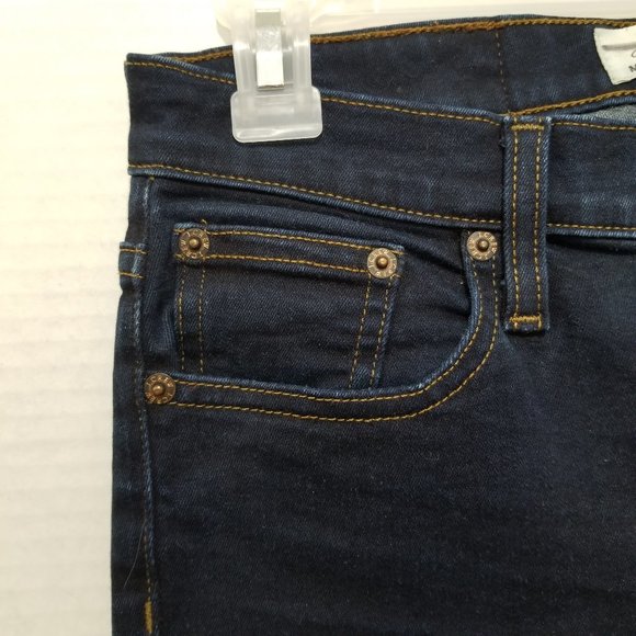 J.Crew jeans 25 Matchstick Classic Rinse high rise straight skinny stretch - Picture 3 of 15